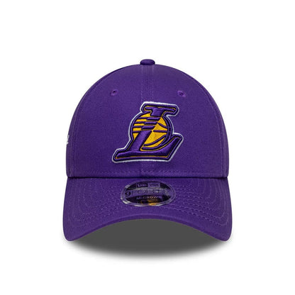 NEW ERA LA Lakers NBA Side Script Purple 9FORTY M-Crown Adjustable Cap