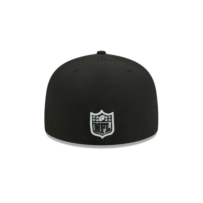 NEW ERA Las Vegas Raiders NFL Official Team Colours Black 59FIFTY Fitted Cap