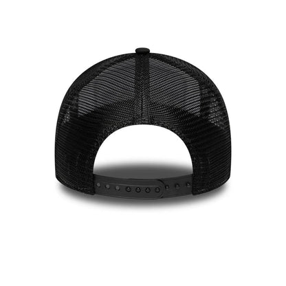 New Era Location Patch Black 9FORTY A-Frame Trucker Cap