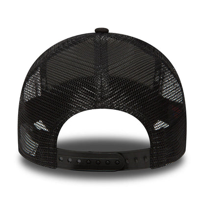 NEW ERA New York Yankees Clean Black A-Frame Trucker Cap