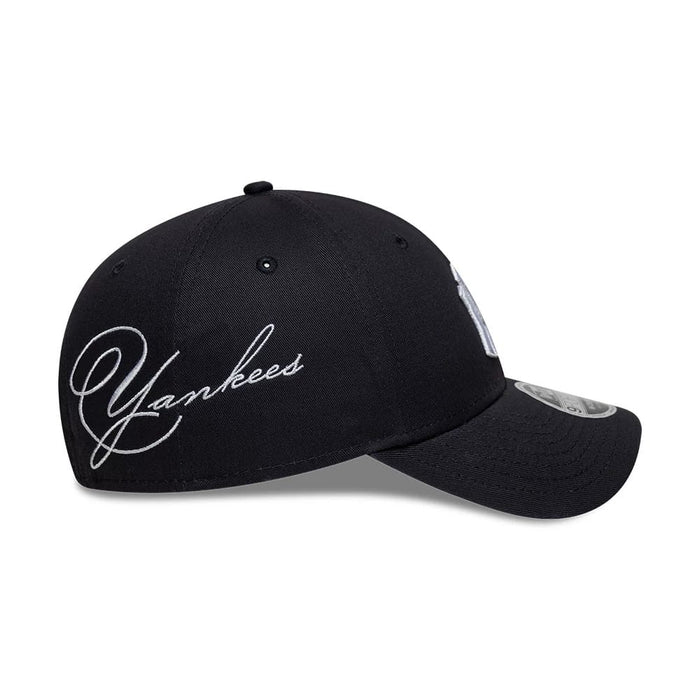NEW ERA New York Yankees MLB Side Script Navy 9FORTY M-Crown Adjustable Cap