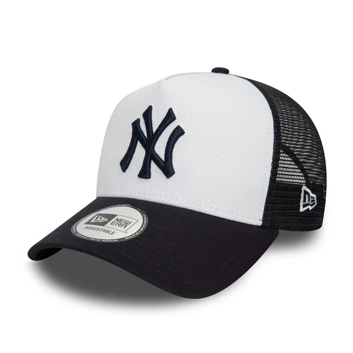 NEW ERA New York Yankees Team Colour White A-Frame Trucker Cap