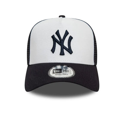NEW ERA New York Yankees Team Colour White A-Frame Trucker Cap