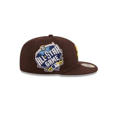 New Era San Diego Padres MLB Hidden Hit Dark Brown 59FIFTY Fitted Cap