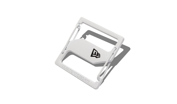 New Era White Cap Clip