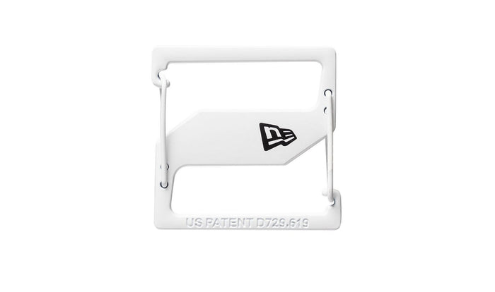 New Era White Cap Clip