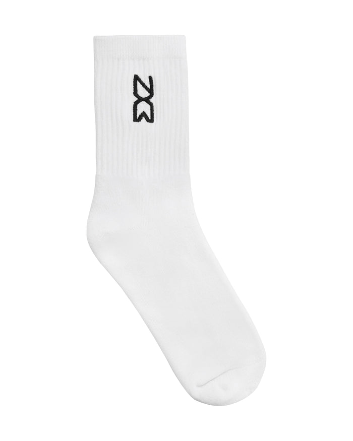 Nokwol Unisex Mid Length Sock White