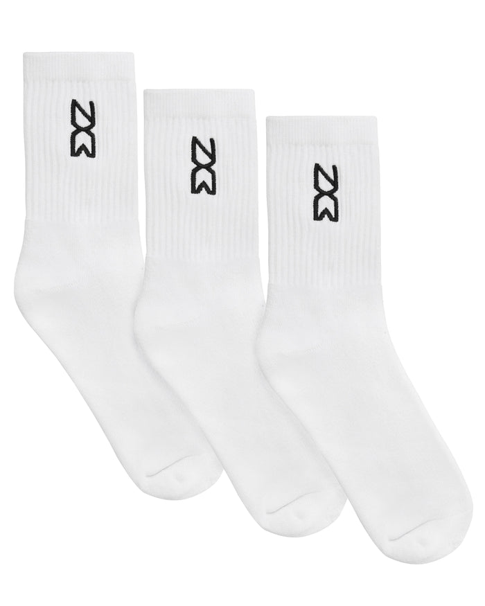 Nokwol Unisex Mid Length Sock White