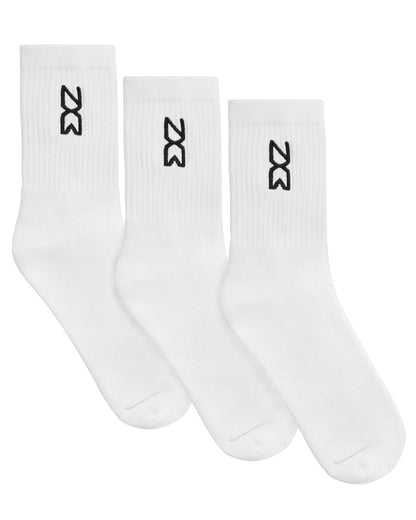 Nokwol Unisex Mid Length Sock White
