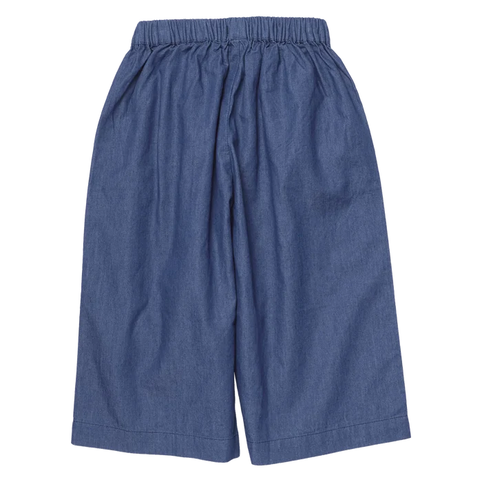 Pink Chicken – Girls Ruffle Chambray Pant