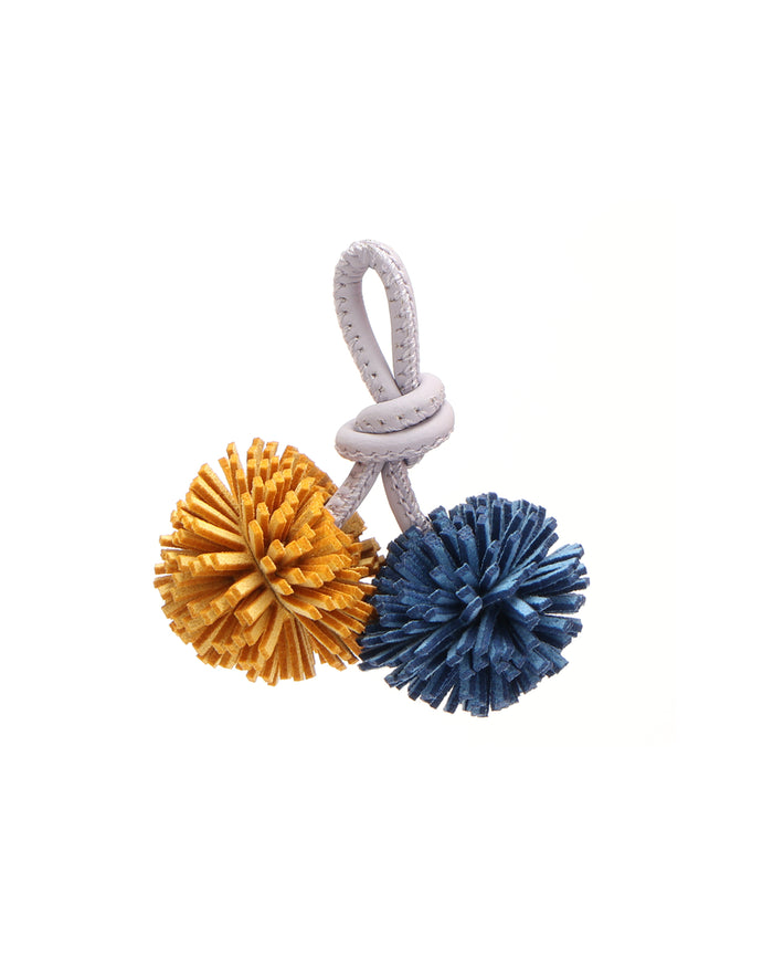 Pretty Pompom Blue/Yellow