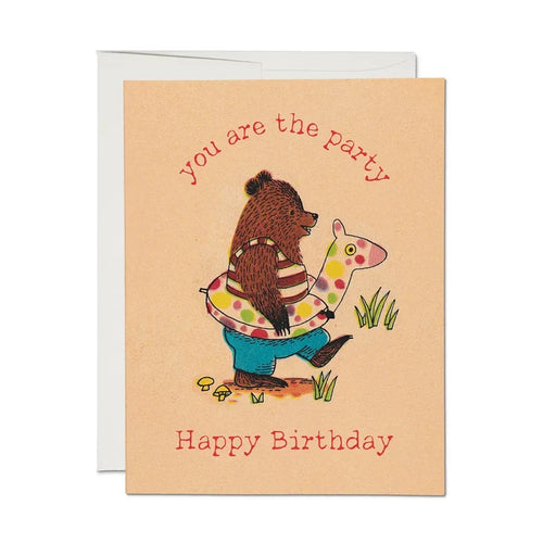 Red Cap Cards - You Are The Party Greeting Card