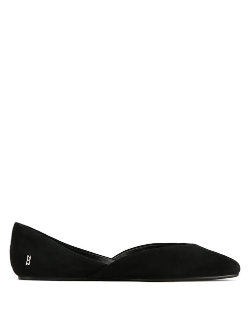 Rin Black Kid Suede