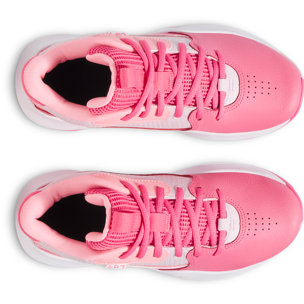 Big Kids' Under Armour Lockdown 7 Basketball Shoes "Pink"