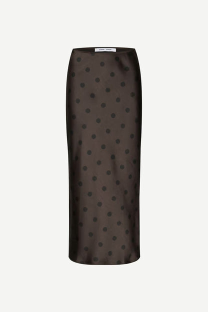 Samsoe Samsoe – Saagneta Long Skirt in Mulch Dot