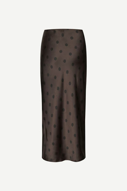 Samsoe Samsoe – Saagneta Long Skirt in Mulch Dot