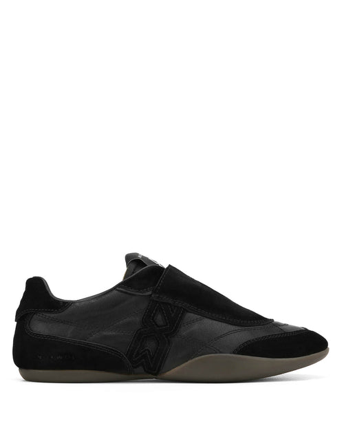 Sport Chic Black Leather/Suede