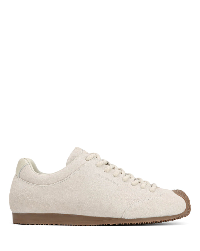 Taser Off White Hairy Suede