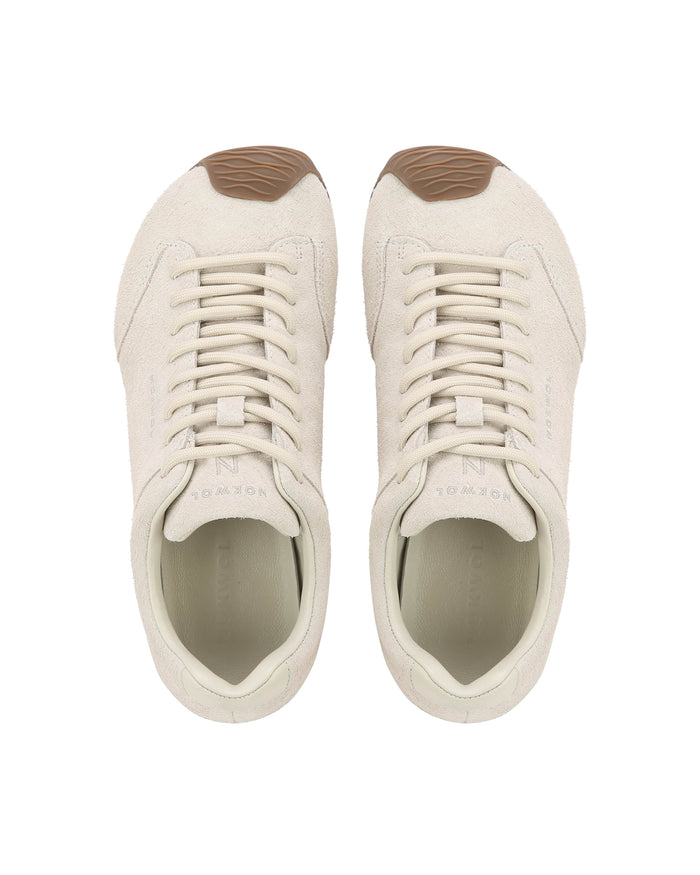Taser Off White Hairy Suede