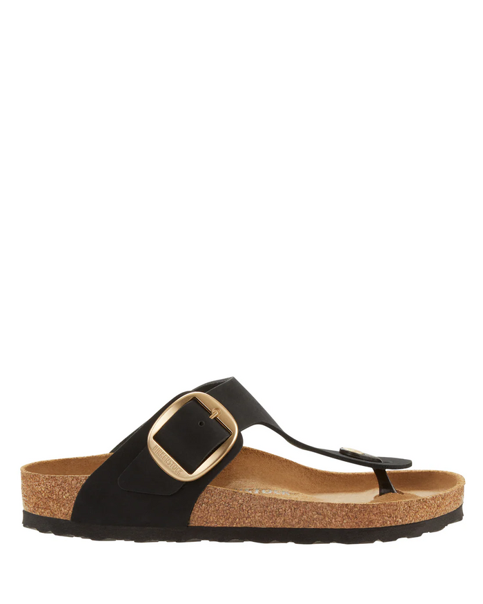 W Gizeh Big Buckle Black Nubuck 1024019