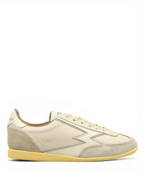W Kobe Beige Leather Off White Details KO005