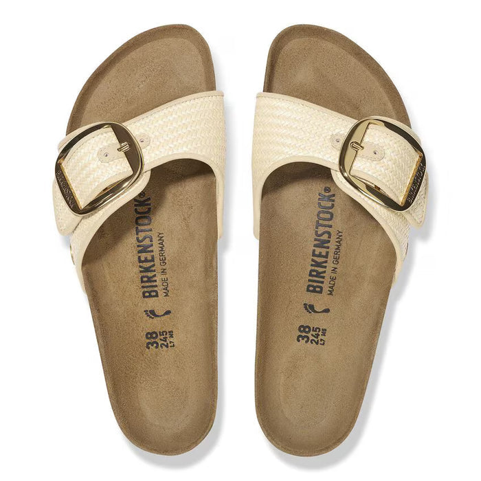 W Madrid Big Buckle Natural TEX Raffia 1029035