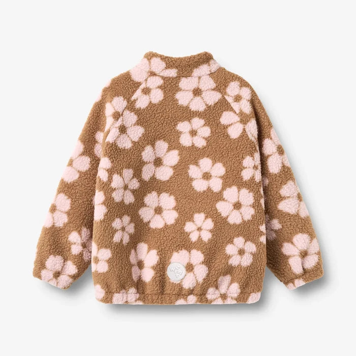 WHEAT – Moon Fleece Anorak in Warm Hazel Flowers