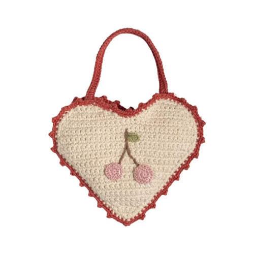 Wild Wawa- Crochet Purse in Cherry Bloom