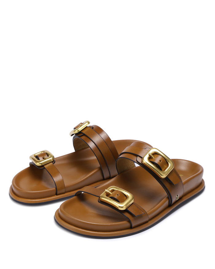 Zaz Tan Leather