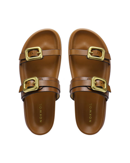 Zaz Tan Leather