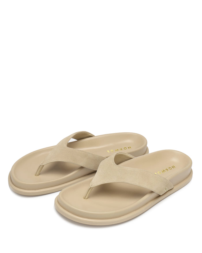 Zinc Beige Suede